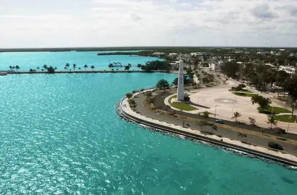 calado na baa de chetumal