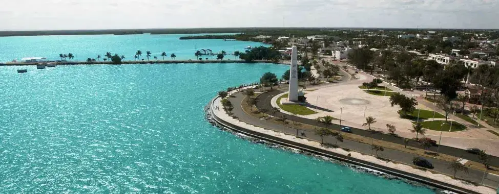 calado na baa de chetumal