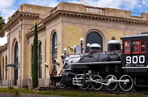 old railway station in durango