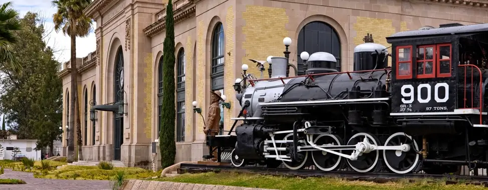 old railway station in durango